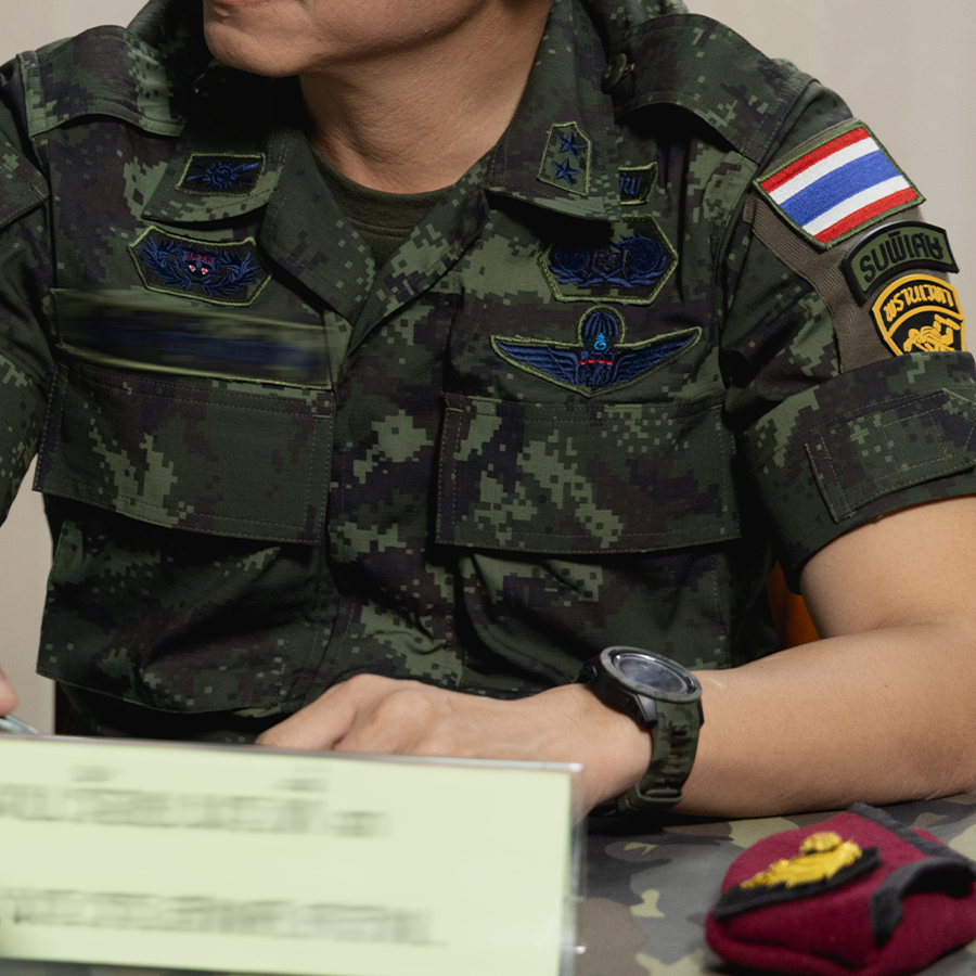 VALOR PX - Embroidered Patch Rank Insignia Royal Thai Army