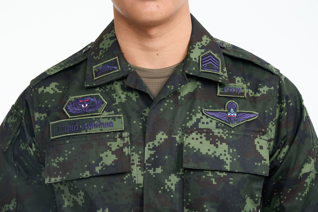 VALOR PX Standard BDU ชุดเครื่องแบบทหารบก พร้อมปักชื่อ+เครื่องหมาย
