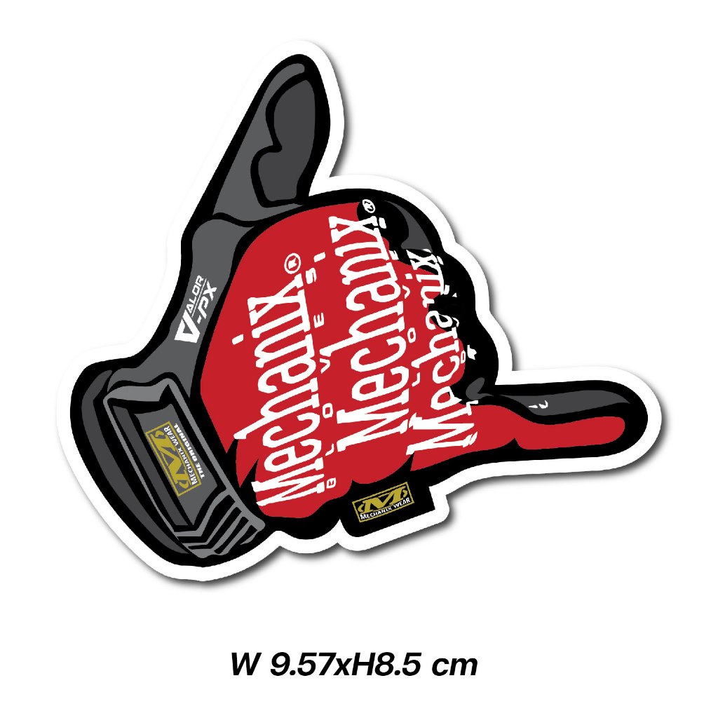 VALOR PX - Sticker Mechanix SET 6 PCS