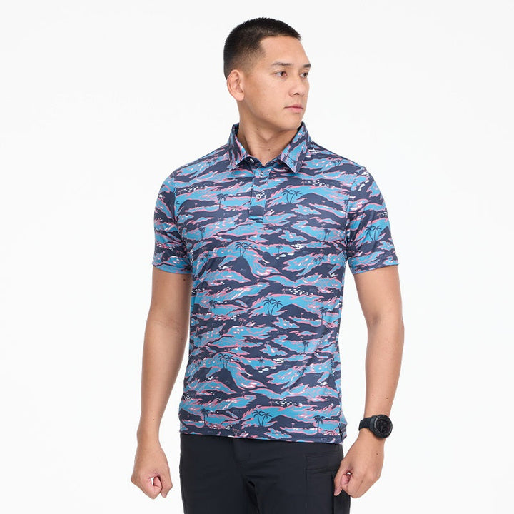 VALOR PX - It's Time Polo Hawaii Shirt