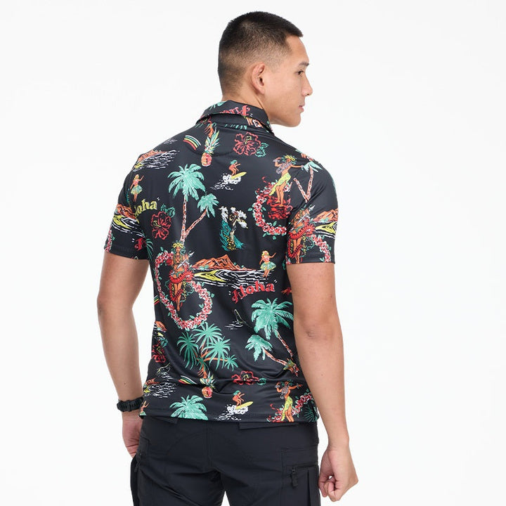 VALOR PX - Aloha Vibe Polo Hawaii Shirts