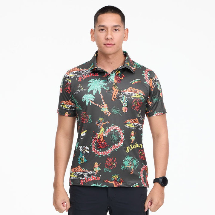 VALOR PX - Aloha Vibe Polo Hawaii Shirts