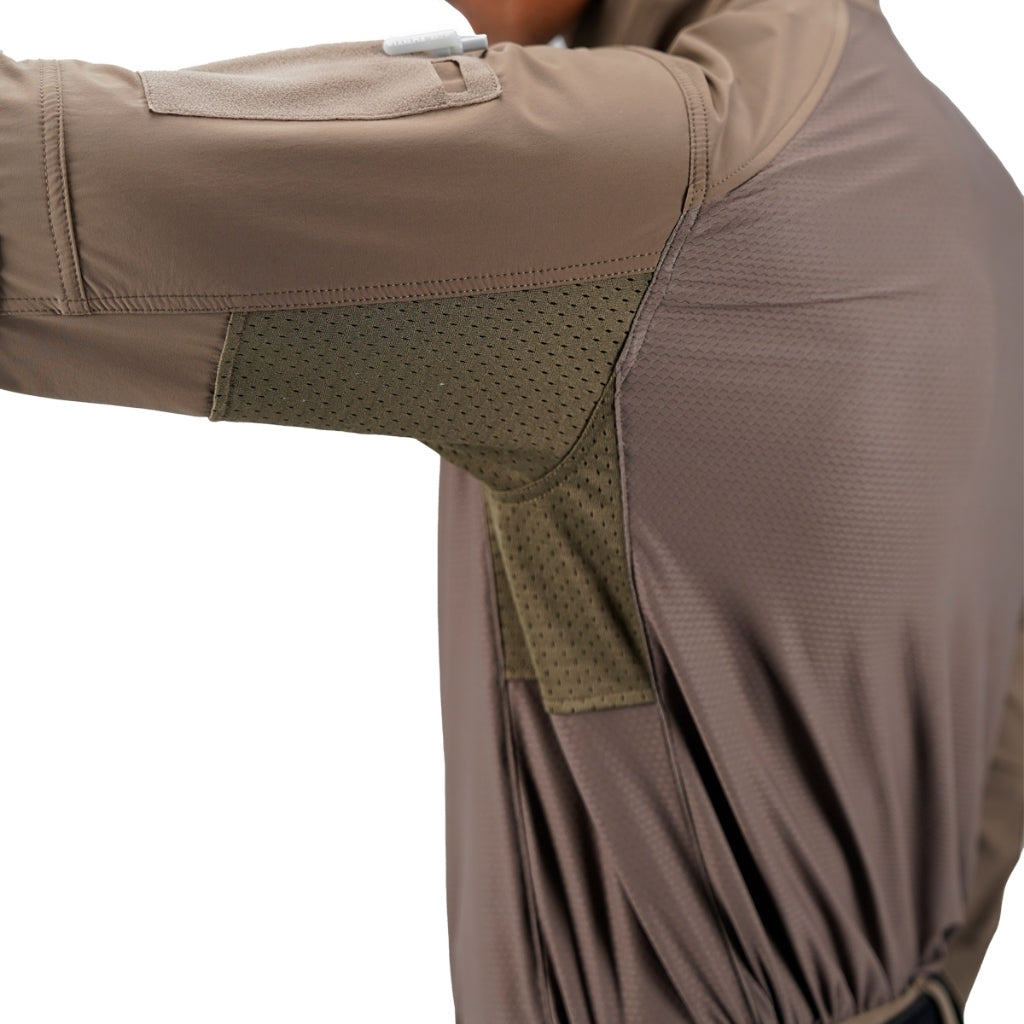 VALOR PX - COMBAT PATROL POLICE SHIRT [KHAKI]