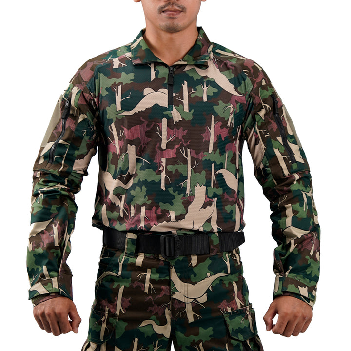 เสื้อ คอมแบท ป่าไม้กรมอุทยานแห่งชาติ พรางป่าไม้ 